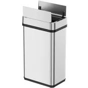 15 Liter / 4 Gallon Stainless Steel Slim Sensor Bathroom Trash Can