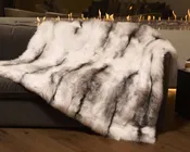 Arctic Marble Fox Blanket