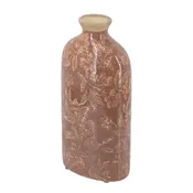 A & B Home - Faded Red Floral Vase