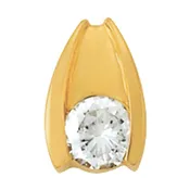 0.33 CT Round Diamond Solitaire Pendant