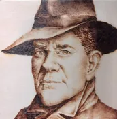 Custom Wood-burned art