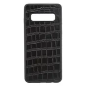 Black Croc Galaxy S10 Case