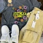 Fleetwood Mac Grey Tee | Primitive Olde Crow