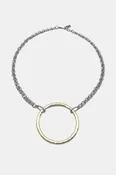 Allure Big Gold Mixed Metal Statement Necklace