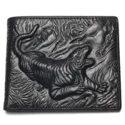 3D Embossed Leather Wallet