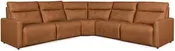 LUXE COLLECTION ADELL LEATHER POWER SECTIONAL