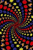 3D - Freak Brothers Spiral - Tapestry