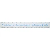 12" TRANSLUCENT PLASTIC RULER