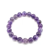 10MM PURPLE STONE BRACELET ( 2503LI )