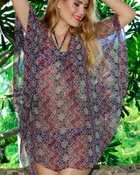 Line Pattern Kimono