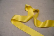 1-1/2″ Yellow Silk Satin Ribbon