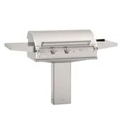 30 Inch In-Ground Post Mount Accessible Analog Electric Grill