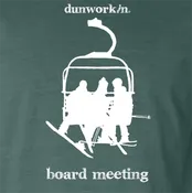 Board Meeting Chairlift Men's Long Sleeve Tee