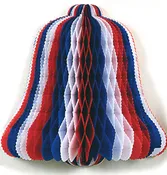 15″ Patriotic Tissue Bell