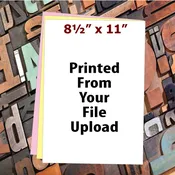 8.5 x 11 Carbonless Forms