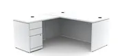 Hon L Shaped Desk Designer White — office solutions made easy