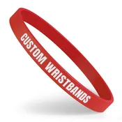 Custom Wristbands - Rubber - Ultra Thin