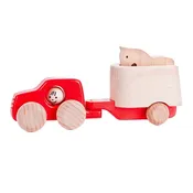 Bajo 4WD with Trailer and Horse - Red