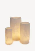Alabaster Stone Candleholders