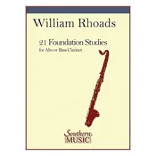 21 Foundation Studies for Alto & Bass Clarinet (Rhoads)