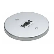0.5″ Height Monopoint – Brushed Steel – Round