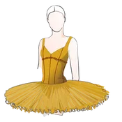 #6117 Stretch Tutu with straps