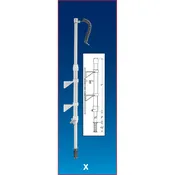 Bottom Raise Aluminum Pole – X-Series Offset Mount