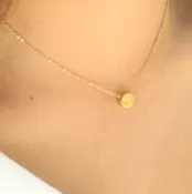 14K Gold-Filled Mini Coin Necklace