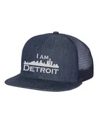 Corktown Textured Flat Bill Snapback - Grey