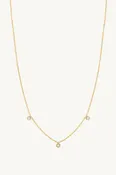 3 Diamond Necklace YG