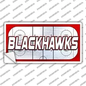 BLACKHAWKS Graphic Novelty Sticker Decal LP-14662s