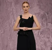 MNM Couture J03563 – Beaded Applique Sleeveless A-Line Gown