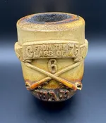 1875 US Military Academy West Point Graduate Pipe Bowl - Rare