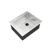 22" Undermount Workstation Prep Sink – 16 Gauge Stainless Steel Single Bowl – Offset Drain Right – Seamless Drain (5LS22R)