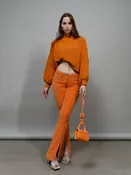 Bottom split pants