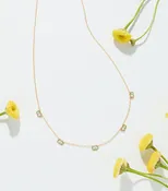 Larimar station necklace #5204-G — Michelle Pressler Jewelry