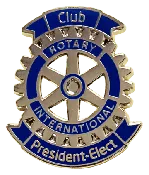 Rotary International - Club President Elect Lapel Pin