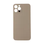 iPhone 12 Pro Back Glass with Large Camera Hole - No Logo - Gold