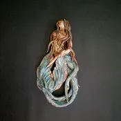 Ceramic Vertical Mermaid