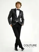 1910 Couture Chase Charcoal Paisley