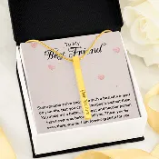 2 Sided Engraved Pendent ( My Best Friend )