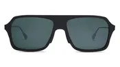 1898-Matte Black / Natural Green