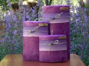 Large Ribbon Candle