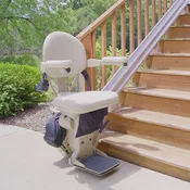 Elite Outdoor Straight Stairlift (400lb Capacity) - Bruno