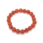 10MM BROWN COLOR STONE STRETCH BRACELET (MB 2502 10 BR )