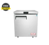 28" Undercounter Commercial Refrigerator w/ One Solid door 6.5 cu/ft