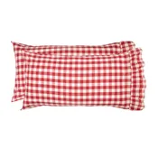 Annie Buffalo Red Check King Pillow Case Set of 2 21×40