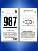 3 Part Bilingual Ticket with Car Damage Diagram #VT3BL