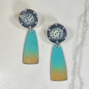 Lauren Pollaro Enamel Earrings — FOLKLORICA