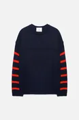 Airspun Stripe Dume Crew